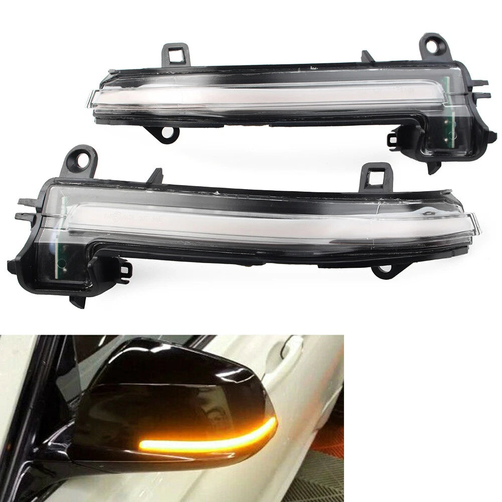 Dynamic Clear Turn Signal Mirror Sequential Lamp for BMW F20 F30 F23 F31 F33 F34