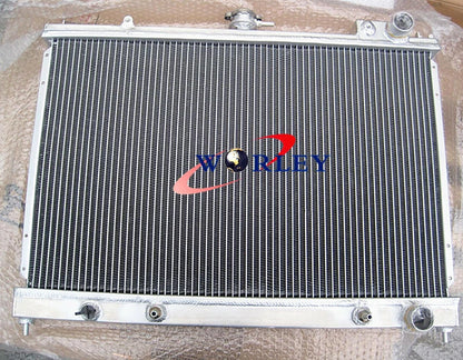 Aluminum Radiator & Fans for Nissan Pintara Skyline R31 (1986-1993)