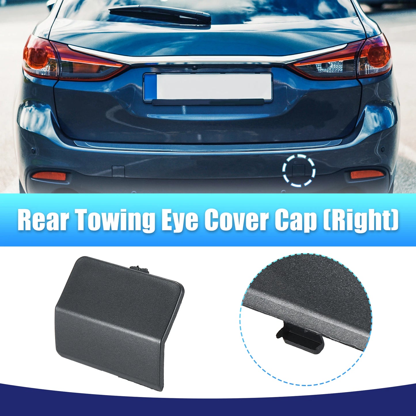 Rear Right Tow Hook Eye Cover for Mazda 6 (2013-2018)