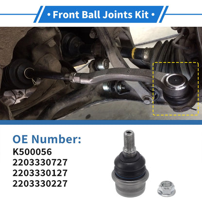 2 x Front Lower Ball Joints for Mercedes-Benz SL550 (2007-2012)