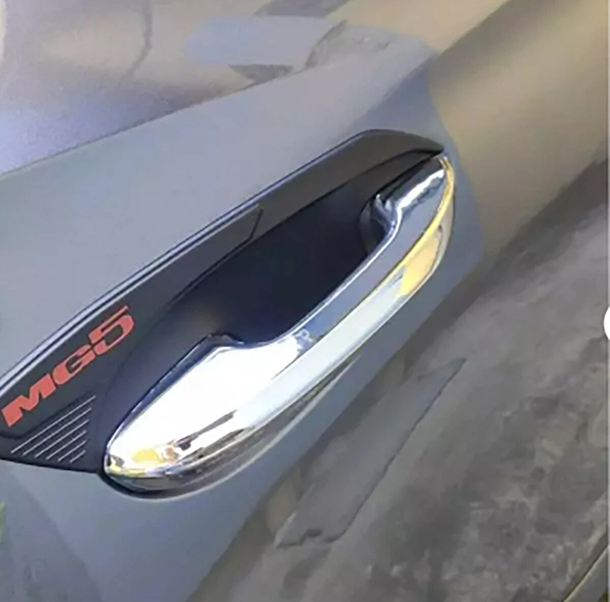 4 x Door Handle Bowl Trim for MG5 Sedan (2021-2023) Matte Black