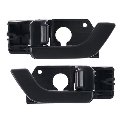 2 x Front Left & Right Inner Door Handles Black for Hyundai Tiburon (2003-2008)