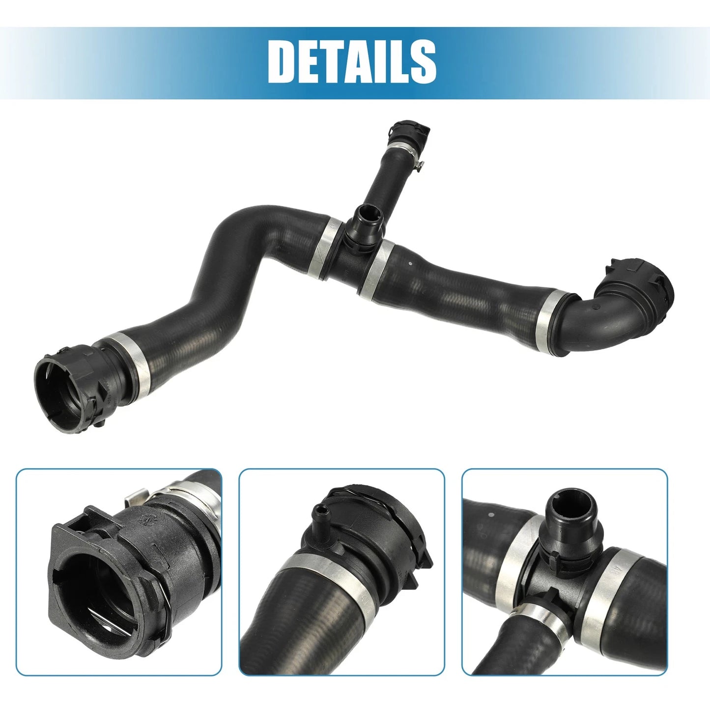 Engine Cooler Pipe Hose for BMW 118i, 120i (2012-2013, 2006-2012)