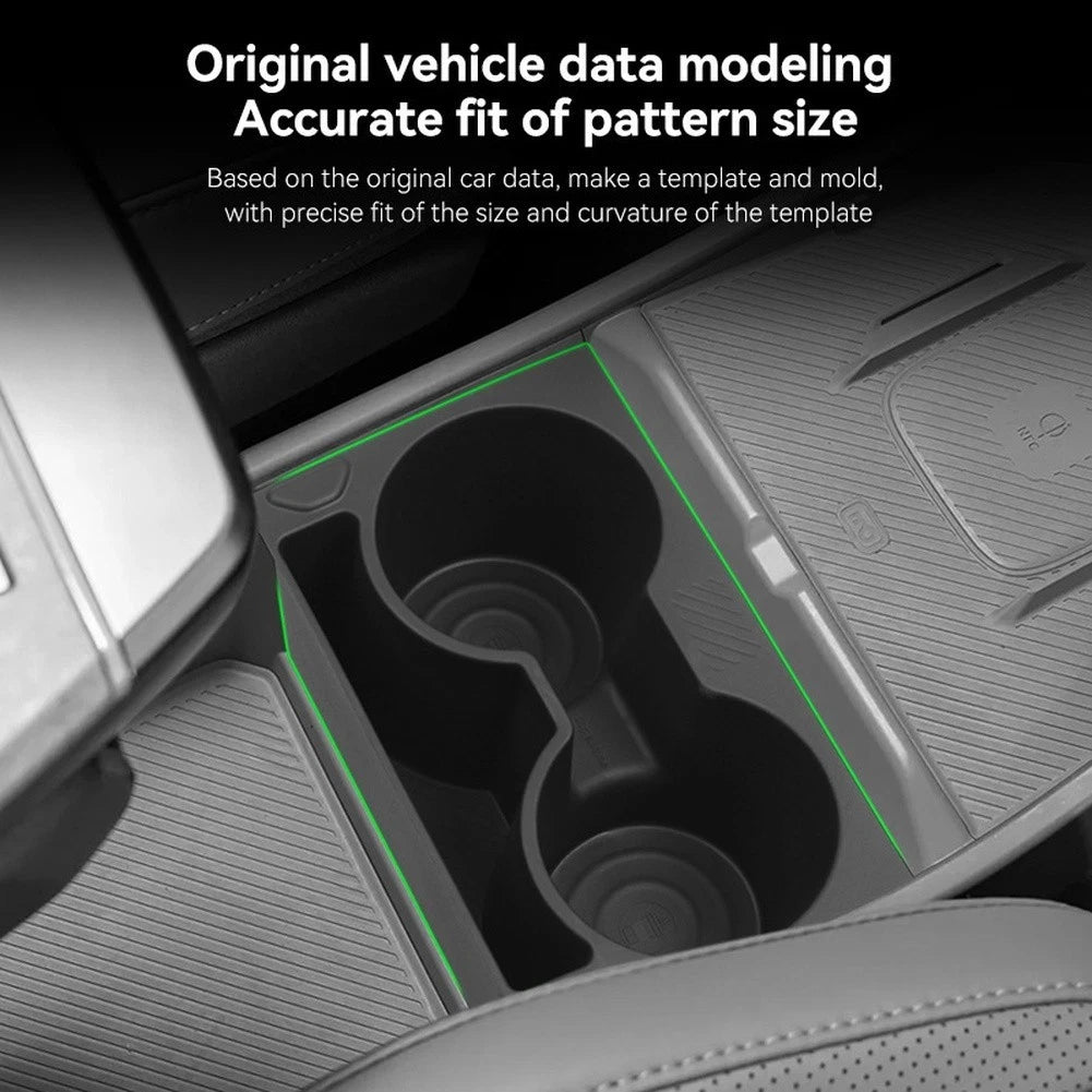 Scratch-Resistant TPE Cup Holder for Kia EV3 Center Console (2024–2025)