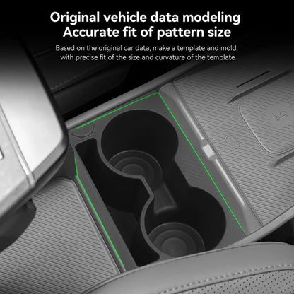 Scratch-Resistant TPE Cup Holder for Kia EV3 Center Console (2024–2025)