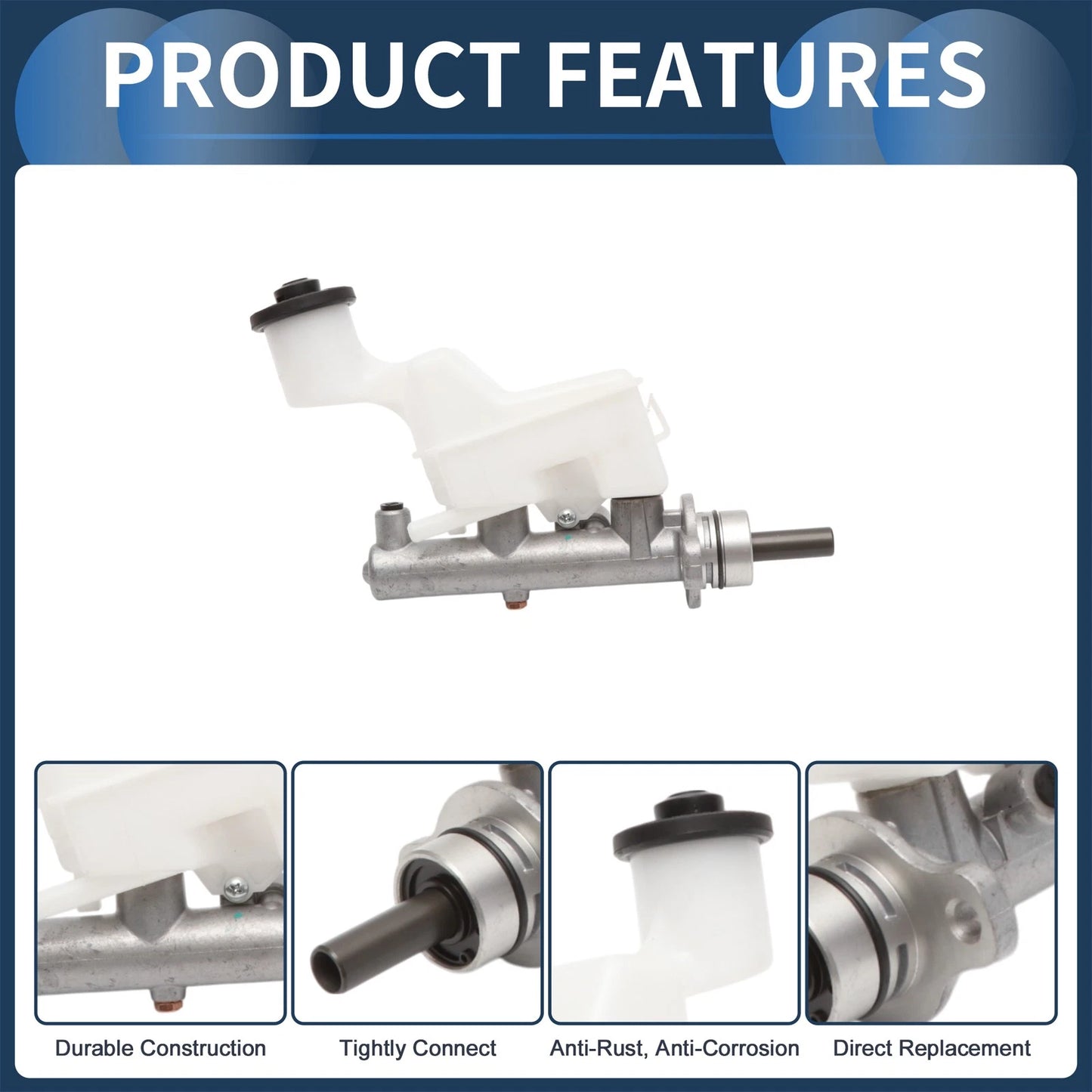 Brake Master Cylinder w/ Reservoir for Toyota Corolla (2002-2007)