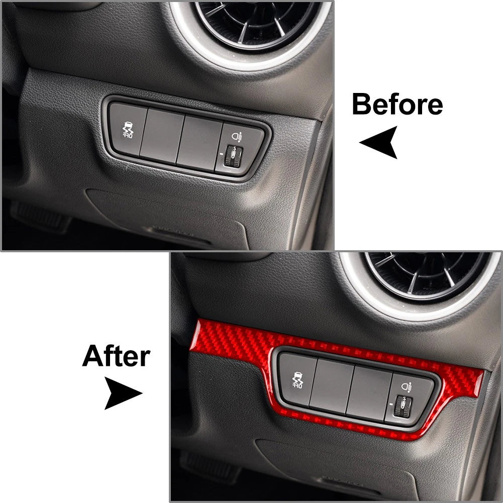 Headlight Control Switch Button Panel Cover Trim for Kia Forte Cerato K3 (2019-2023)