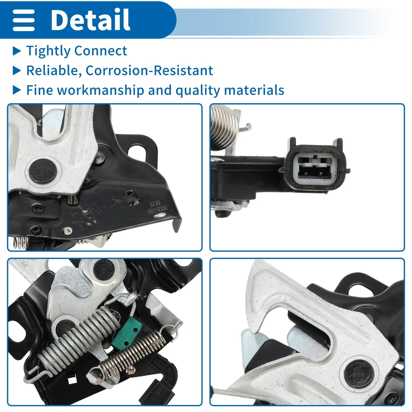 Hood Latch Assembly for Honda JADE (2014-2020) 1 x Quality Replacement