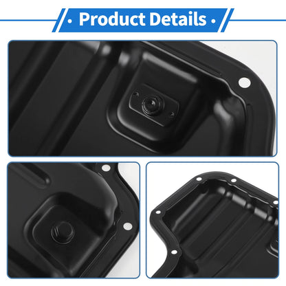 Engine Oil Pan for Toyota RAV4 2019-2023 Aluminum Alloy Black