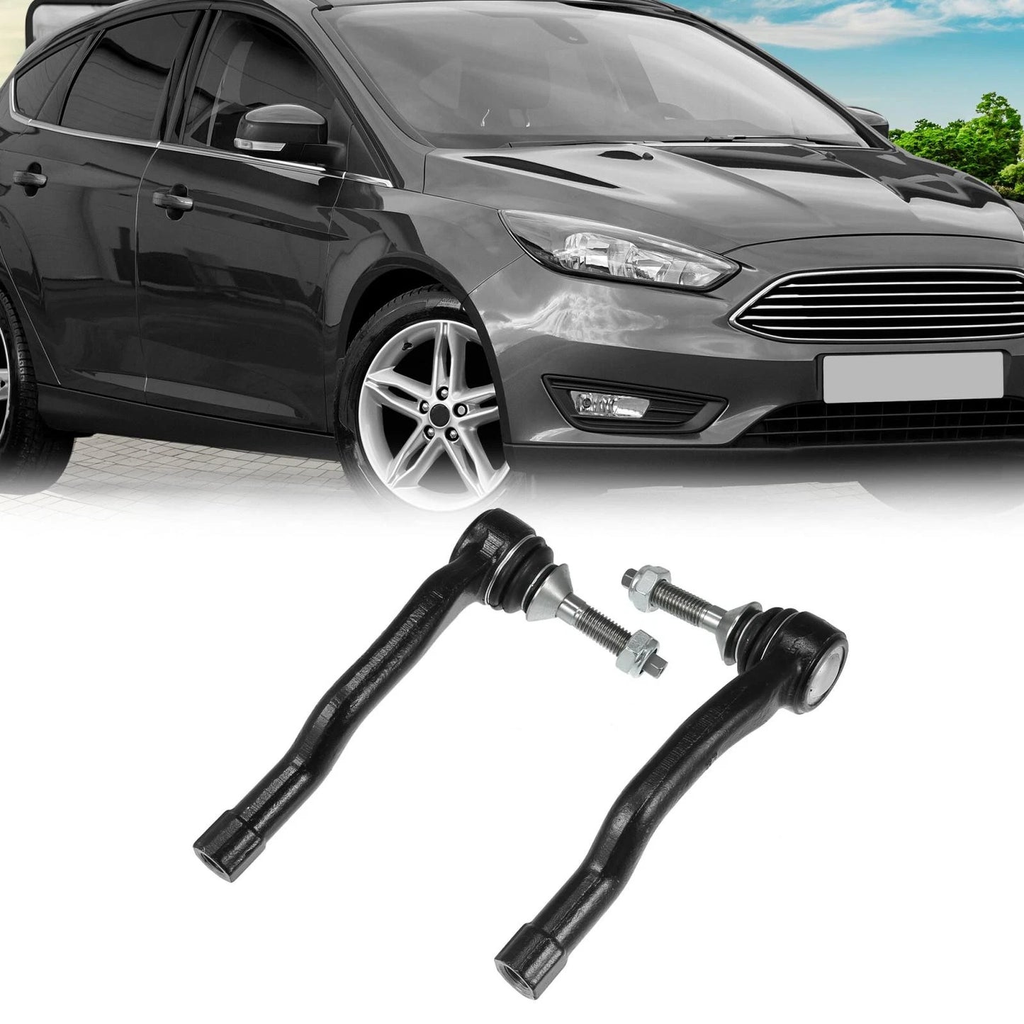 Front Outer Tie Rod Links for Ford Fusion, Lincoln MKZ (2013-2017)