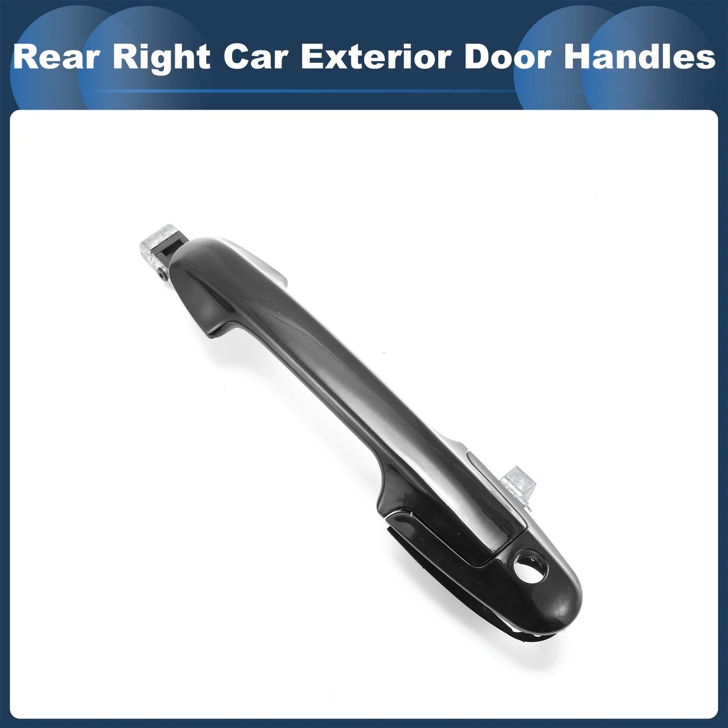 Rear Right Door Handle for Honda Accord (2003-2007) Black