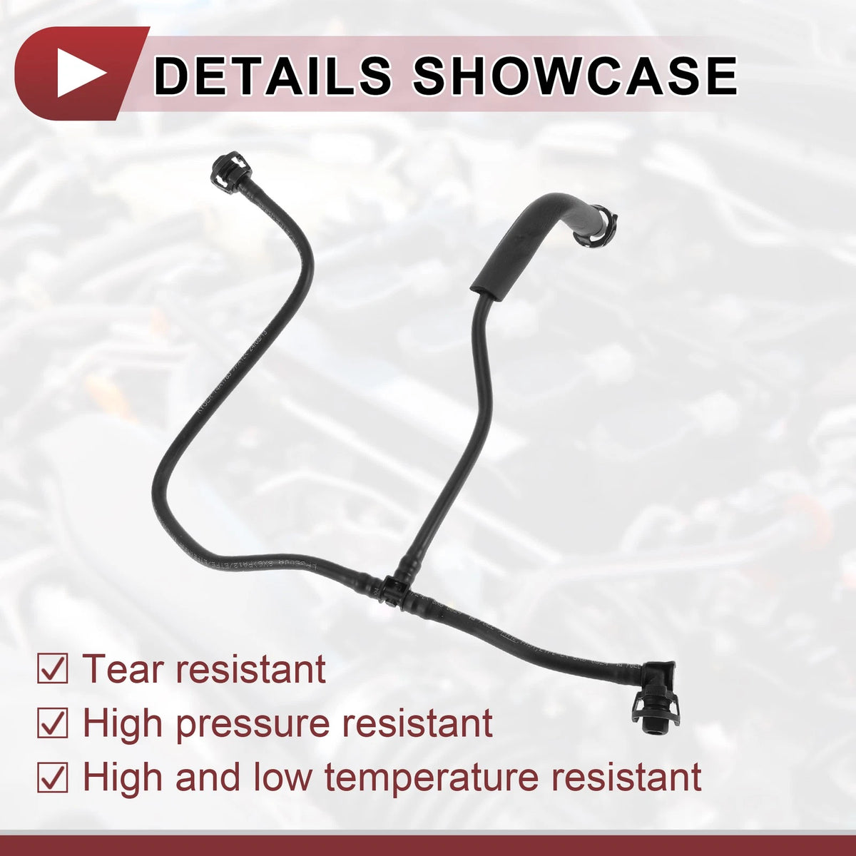 Overflow Reservoir Hose for Land Rover Range Rover Velar (2018-2021)