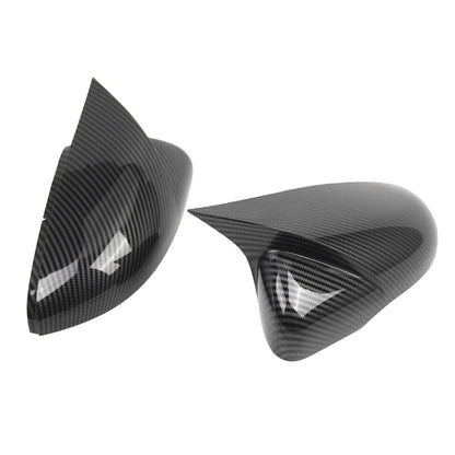 Carbon Fiber Black Side Mirror Cover Caps for VW Golf MK6 (2009-2013)