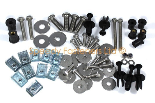 113 pc Clamshell Bolts Well Nuts Spire Clip for Elise VX220