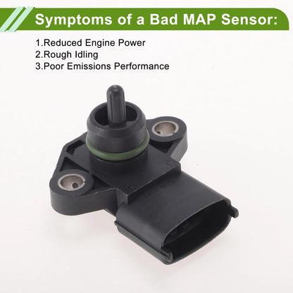 MAP Sensor for HYUNDAI I20 (2014-2020) - Manifold Absolute Pressure Sensor