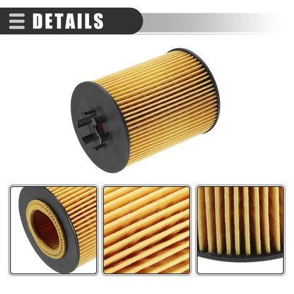 Engine Oil Filters Set for BMW 545i 645Ci 745i (2004-2006)