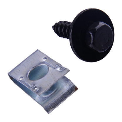 Bumper Splash Shield Guard Under Engine Cover U-nut Clips for Car