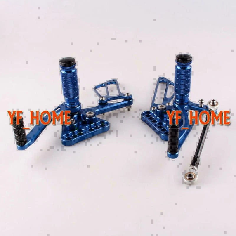 Rearsets Foot Pegs for Suzuki GSXR1000 K5 (2005-2006) - Blue