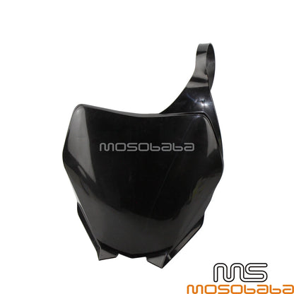 Front Number Plate Black for Yamaha YZ125 YZ250 WR250F WR450F (2007-2014)