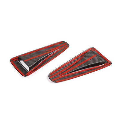 DRY Carbon Fiber Front Hood Bonnet Vent Scoop Cover For Nissan GTR 2008-2016