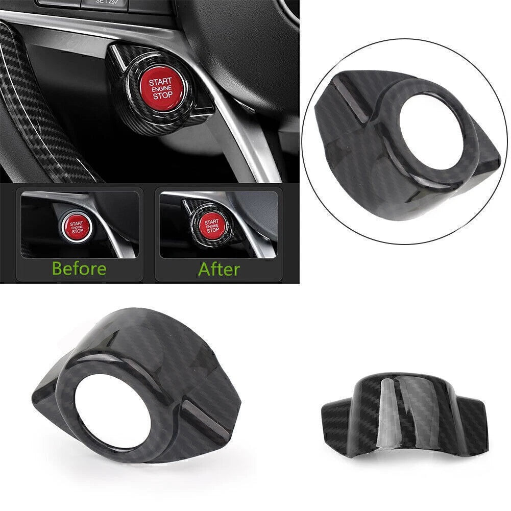 Engine Start Stop Button Switch Cover Trim for Alfa Romeo Giulia (2017-2023)