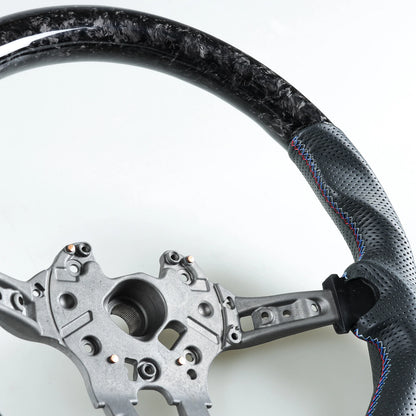 Forged Carbon Leather Steering Wheel for BMW F10 F07 F12 F13 F06 F01 F02 (2010-2017)