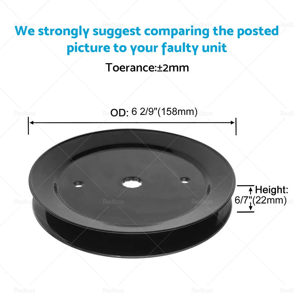 Deck Spindle Pulley for Husqvarna Ride-On Mowers