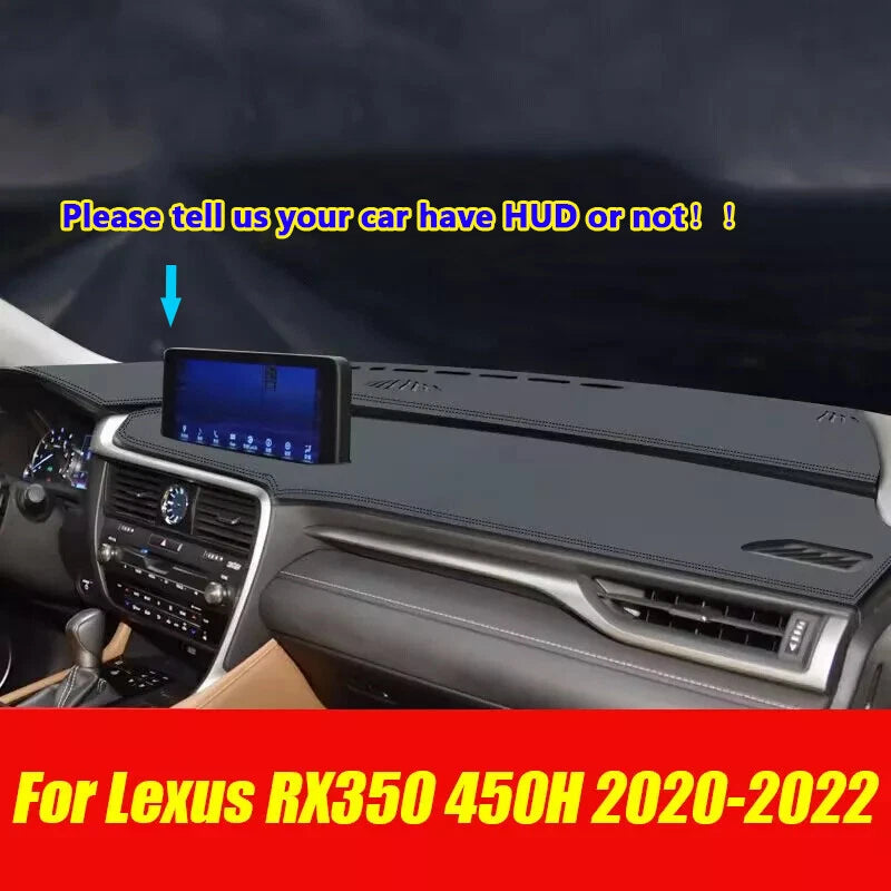Leather Dash Cover Dashmat for Lexus RX350 450H (2020–2022)