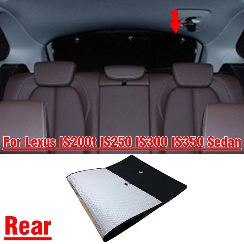 Rear Windshield Interior Sunshade for Lexus IS200t IS250 IS300 IS350 Sedan