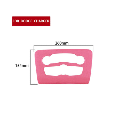 1x Pink Leather A/C Panel Cover for Dodge Charger (2016-2023)