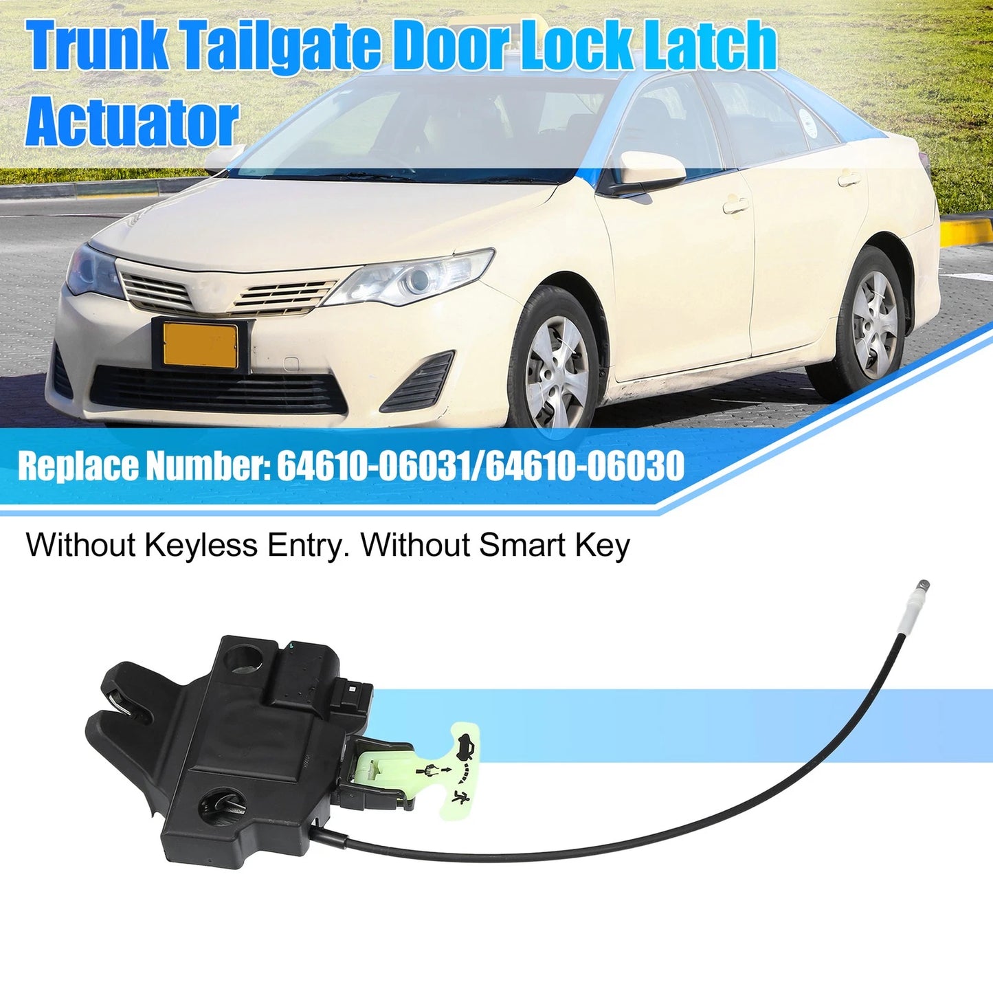 Rear Trunk Lock Actuator for Toyota Camry (2012–2014)