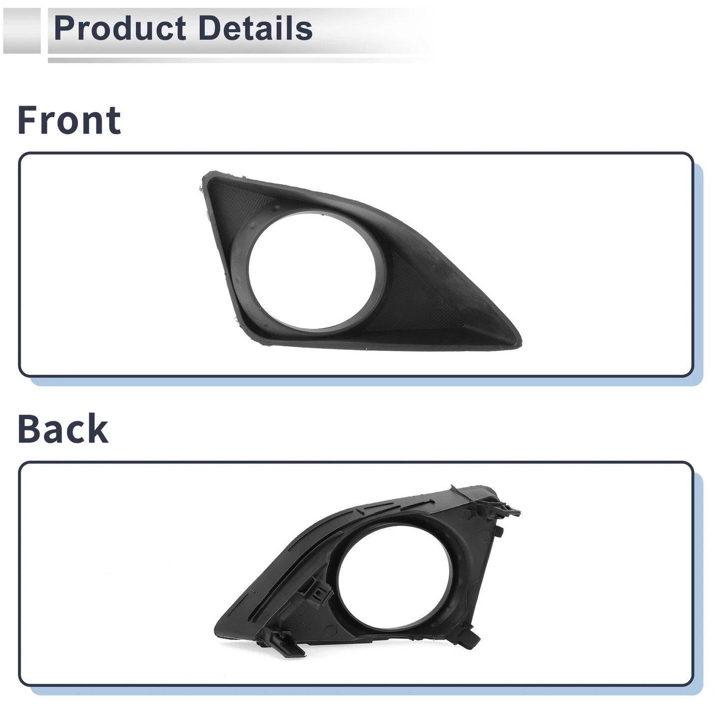 Front Right Fog Light Grill for Toyota Corolla (2007-2010)