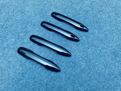 Exterior Door Handle Cover Trim for Toyota Harrier Venza 2020-2024 Pure Black