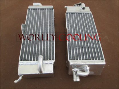 Aluminum Alloy Radiator & Yellow Hose for Yamaha YZ250 (1993-1995)