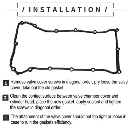 Valve Cover Gasket for Chrysler Sebring 2.4L L4 Gas (2007-2010)