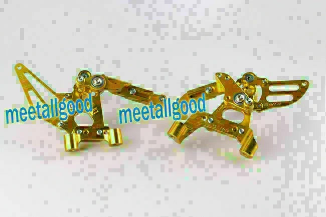 Adjustable Footpegs for DUCATI 1199 Motorcycle Rearset Gold (2012-2014)