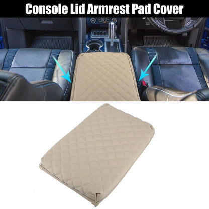 Center Console Lid Armrest Cover for Ford F-150 (2009-2014) Beige