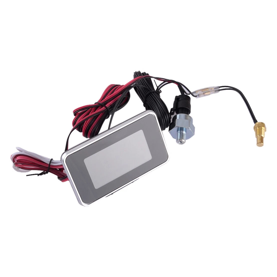4-in-1 LCD Digital Oil Pressure Voltage Water Temp Fuel Gauge for Car (N/A)