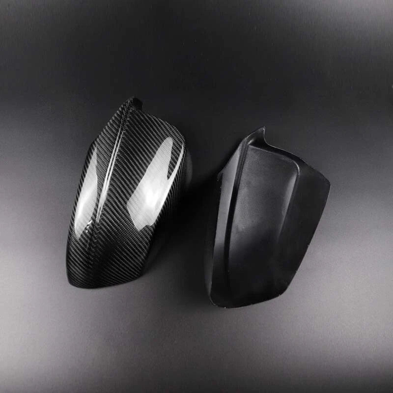 Real Carbon Fiber Addon Side Mirror Cover Fit For BMW 5 Series F10 F11 2011-2013