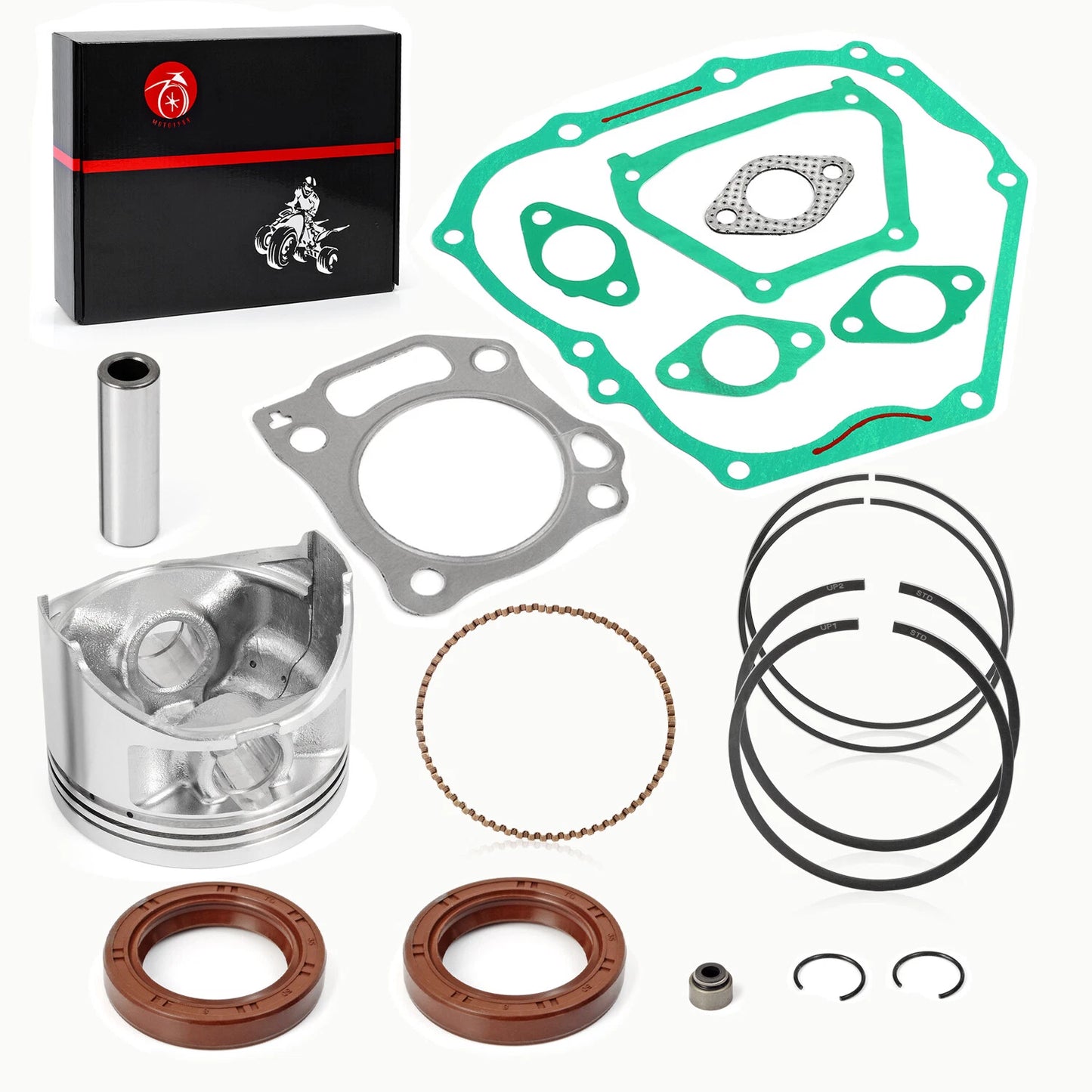 Engine Top End Rebuild Kit Gasket for YAMAHA Golf Cart G21/G22 (1994–2001)
