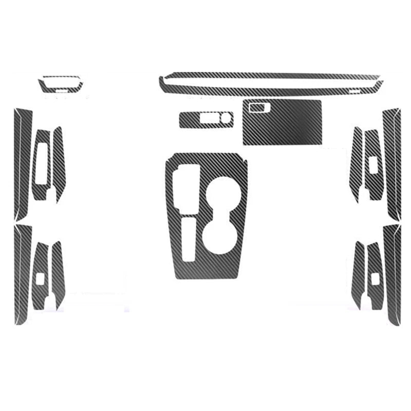 23 Pcs Carbon Fiber Interior Trim Stickers for Honda Civic 11th (2022–2025)