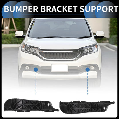 Pair Front Bumper Retainer Bracket for Toyota RAV4 (2006–2012)