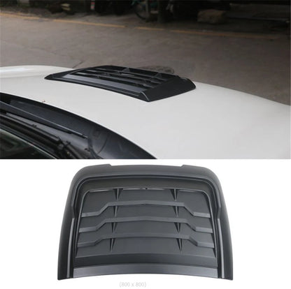 Black ABS Plastic Hood Vent Scoop Cover for Car Air Intake Grille Trim