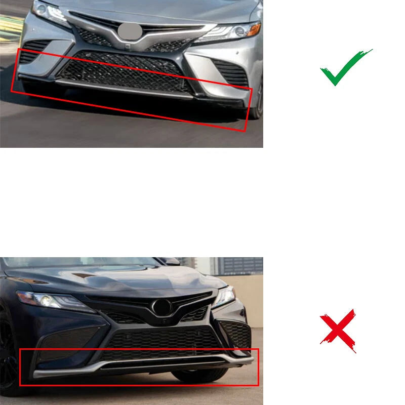 Real Carbon Fiber Front Bumper Lower Lip Splitter for Toyota Camry XSE SE 18-23