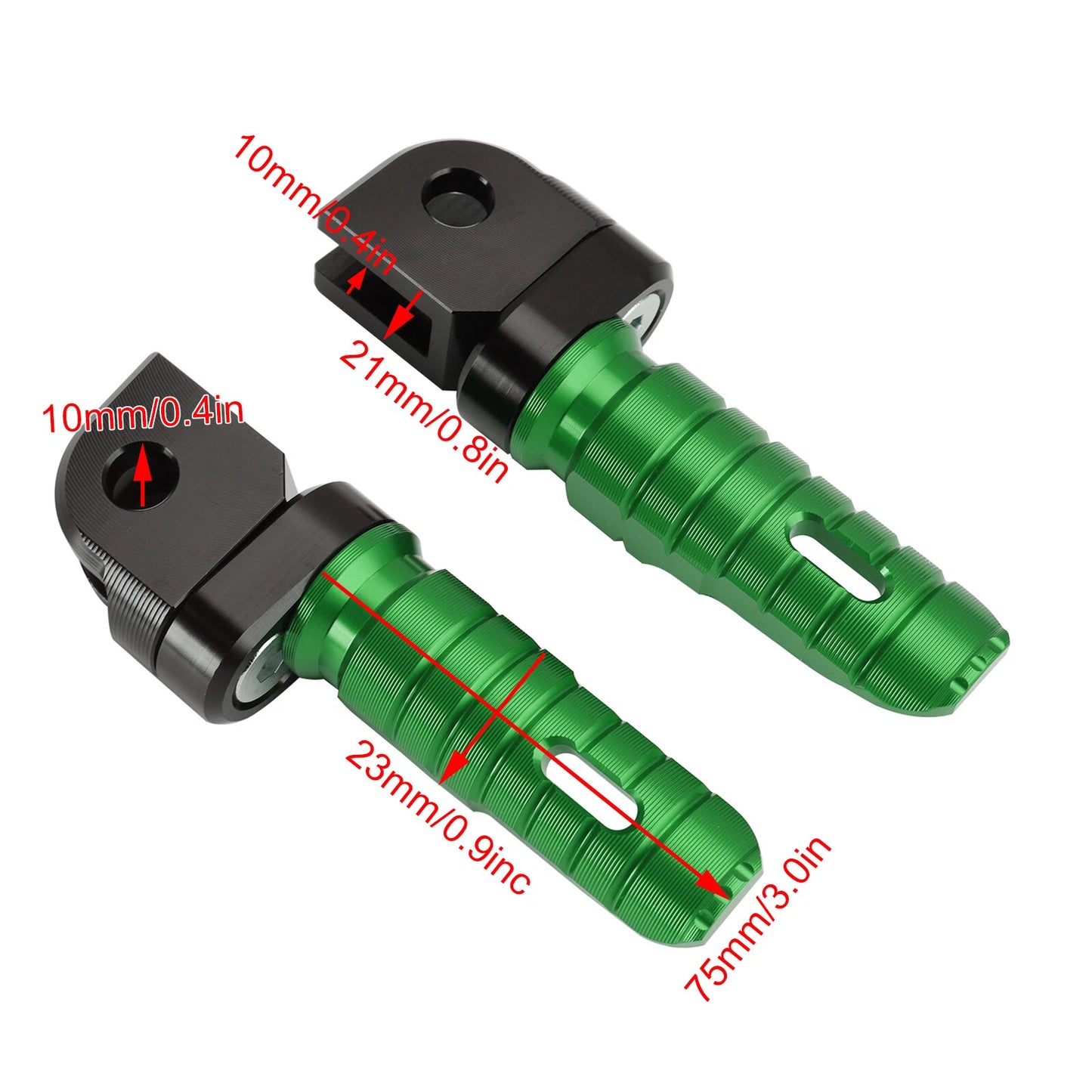 Front Footrests for KAWASAKI ZX-4R ZX-4RR NINJA 400 (2024-2025)