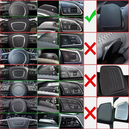 Steering Wheel Shifter Paddle Extensions for Audi A3 A4 A5 A6 A7 A8