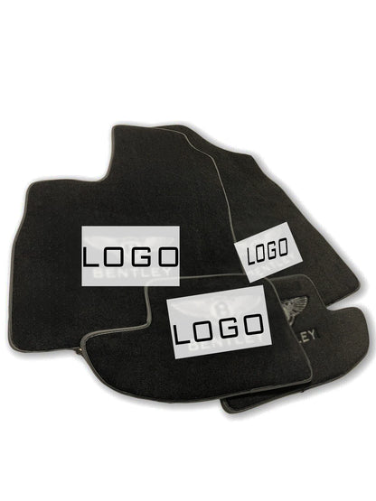 Custom Black Carpet Floor Mats for Bentley Continental GT (2004-2023)