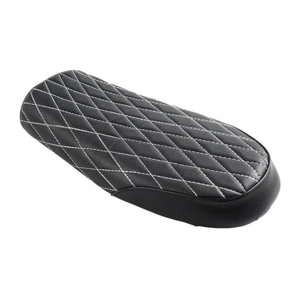 Black Universal Motorcycle Flat Saddle Seat for Yamaha, Honda