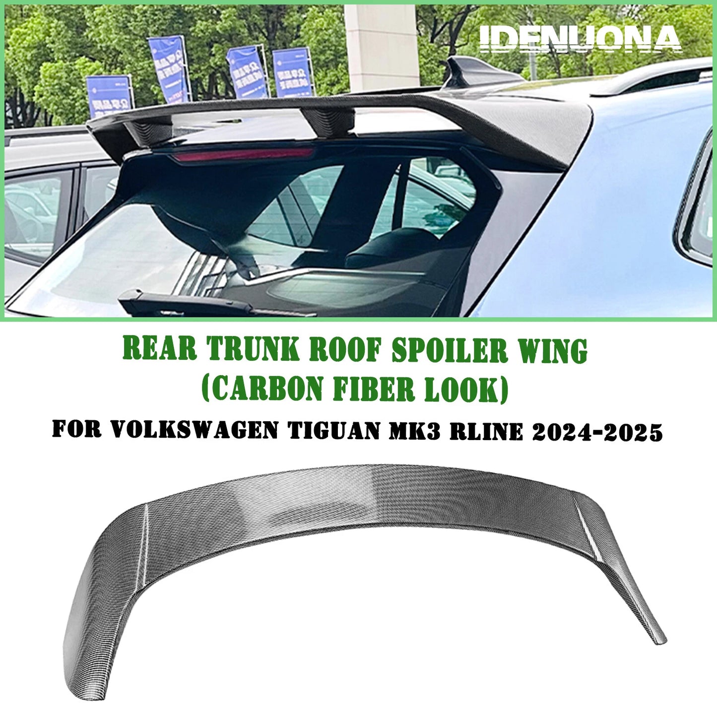 Rear Spoiler Lip for Volkswagen Tiguan MK3 RLINE (2024-2025)