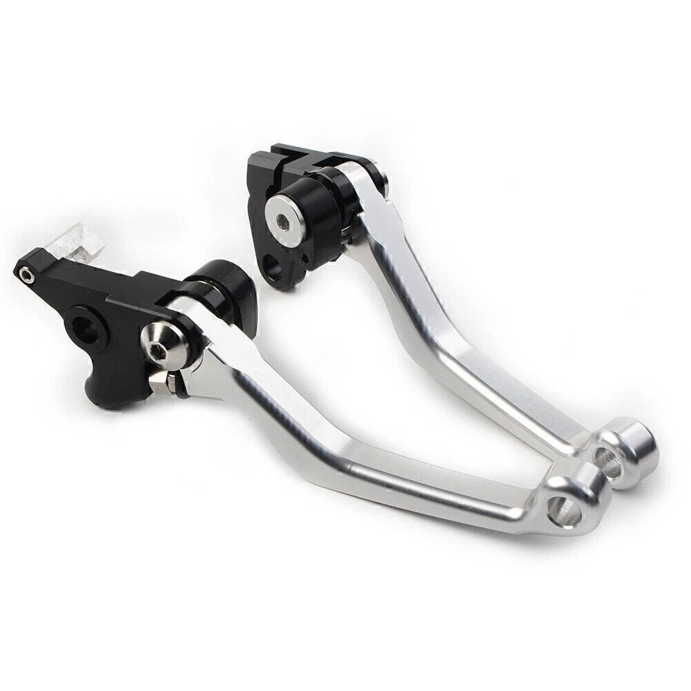 Dirt Clutch Brake Levers for Kawasaki KLX250 D-TRACKER (1993-1997) SILVER